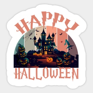 Trick Or Treat Halloween Sticker